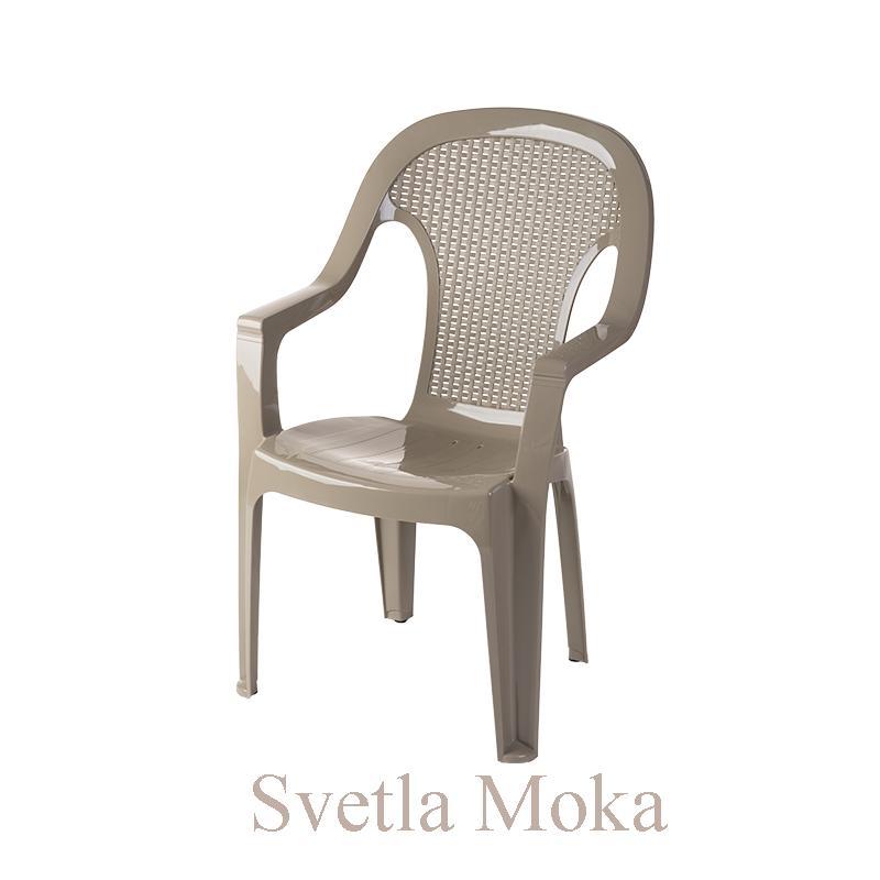 Plastična stolica Valentina ratan - Slika 3
